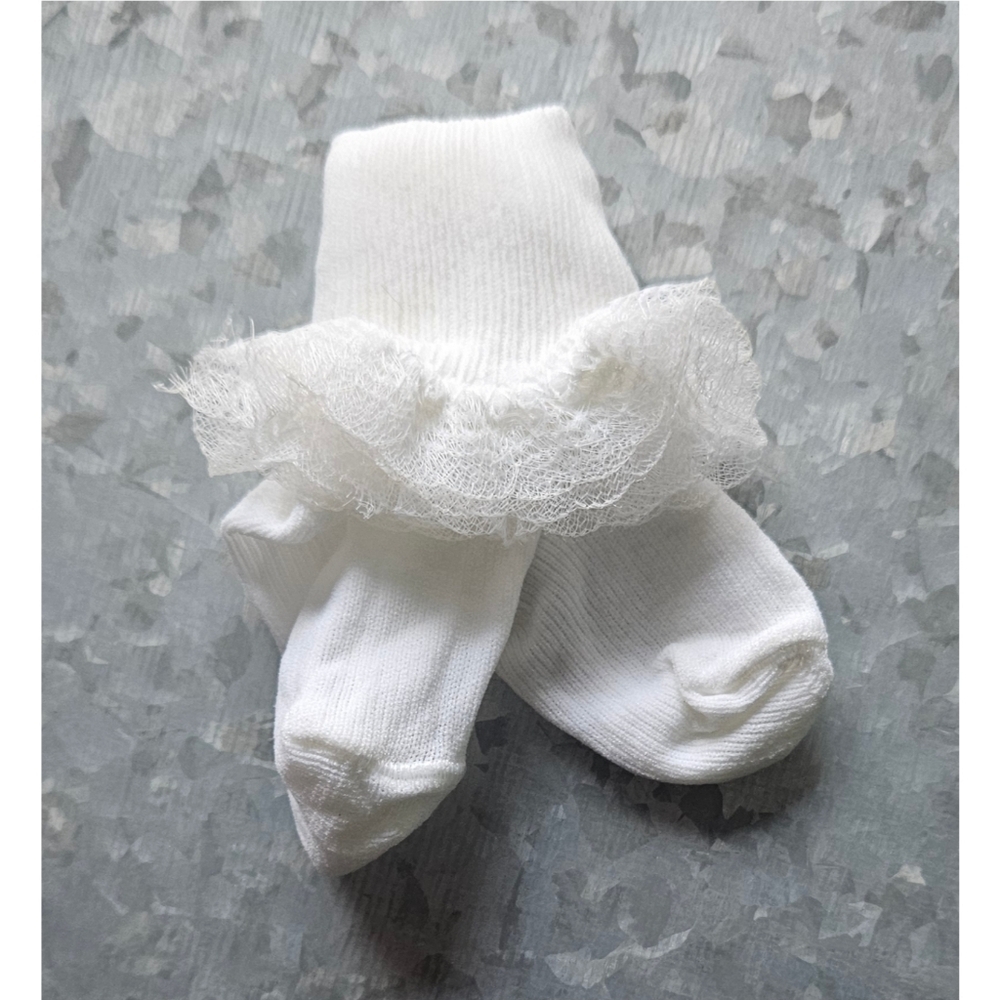 NWOT Vintage Made In USA Baby Socks